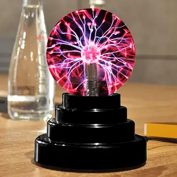 Plasma Lamp Pila-Touch Sensor Night Light Magic Laste Pall, Lamp LED Crystal Magamistuba Nightlight Sünnipäeva jõulukinke