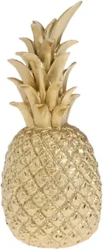 Housewarming Kingitus - Ananassi Kujuga Kaunistused Luksuslik Kuld Eksponaat - 9x9x25cm