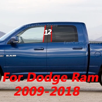 Mõeldud Dodge Ram 1500 2500 3500 2009-2018 Auto Kesk-keskmises Veerus PC Akna Trimmib B C Samba Riba Kleebis Tarvikud