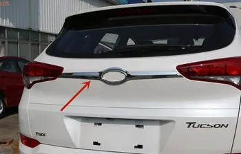 Näiteks Hyundai Tucson 2015 2016 2017 2018 ABS Plastikust Tagaluuk sisekujundus Tagaluugi dekoratiivsed juhatuse anti-scratch kaitse Car styling