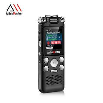AideeMaster Mini Digital Audio Diktofon Professionaalne Hääl Aktiveeritud USB Pen Müra Vähendamise Rekord PCM WAV-MP3 Mängija
