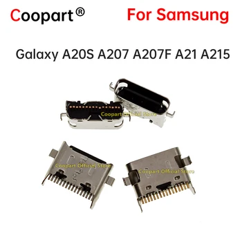 5-100tk Originaal Uus LIIK-C USB kaudu Laadimise Dock Port Pesa Samsung Galaxy A20S A207 A207F A2070 A21 A215 A215F