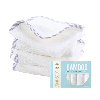 Bambusest Beebi Washcloths - 2 Kihi Pehme, Imav Bambusest Rätik - Vastsündinud, Vann, Nägu Rätikuga - Baby Shower(6 tk)