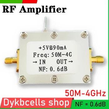 RF Võimendi LNA 50MHZ -4000MHZ NF=0.6 dB Madal Müratase Kõrge Lineaarsus 2.4 G 900M SDR HF vastuvõtja FM, VHF UHF Ham Raadio