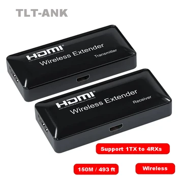 5.8 G 150m Juhtmeta HDMI Video Saatja-Vastuvõtja 1080P 60Hz Audio-Video Converter Ekraan Ekstender Kaamera PC To TV Monitor