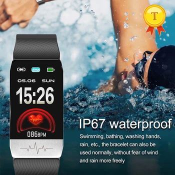 uuemad gps Smart Watch smart bänd Keha Temperatuuri Mõõtmine vererõhk IP67, Veekindel Smartwatch ios android
