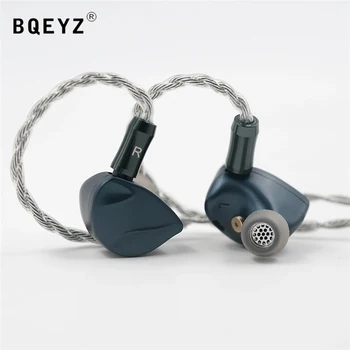BQEYZ Sügisel Kõrvaklapid HiFi Stereo IEMs Muusik Dual Süvend Dünaamiline tervikliku keskkonnajuhtimise Kõrvaklapid 2,5 mm ja 3,5 mm/4.4 mm Vahetatavad Tuning Earbuds