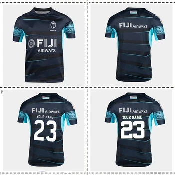 Fidži 7s 2023 Meeste Kaugusel Ragbi Jersey Särk, suurus S-M-L-XL-XXL--5XL