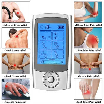 16 Mode Elektrilised Kümneid Lihaste Stimulaator Nõelravi Nägu, Keha Massager Digitaalse Ravi Herald Massaaži Tool Electrostimulator