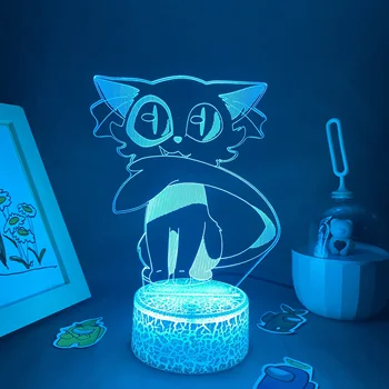 3D Animatsioon Suzume Nr Tojimari LED Night Light Munakata Iwado Suzume Minister Kass Laua Lamp Mänguasi Iseloomu Sünnipäeva Kingitus