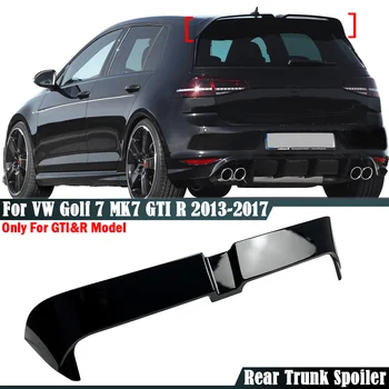 Läikiv Must Tagumine Katuse Spoiler Lip Oettinger Stiilis Pagasiruumi Tiiva Lip Spoiler Volkswagen VW Glof 7 MK7 GTI R Üksnes 2013-2017