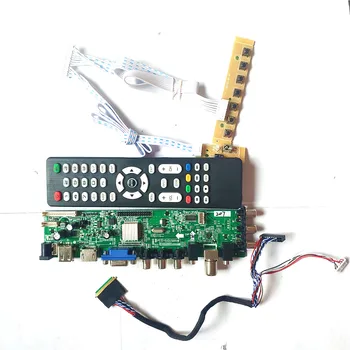 Sobib HSD101PFW2-B00/A00/A01/A02 1024*600 AV HDMI-Ühilduvate VGA USB DVB upgrade ekraanil 40 pin LVDS 3663 TV digitaalne LCD juhatus 