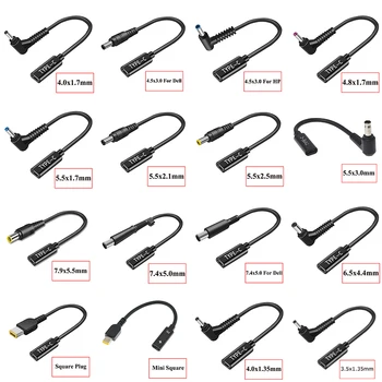 USB-C Tüüpi Naine, et 90 Kraadi Paremale Nurga KS Pistik Adapter PD Aku Toide Laadija Converter Kaabel Sülearvuti