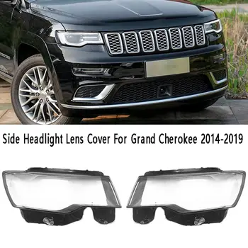 Auto Vasak Pool Esitulede Objektiivi Kate Läbipaistev Pea Valgus Lambi Kest Jeep Grand Cherokee 2014-2019