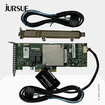 ASR-8805 RAID Kontrolleri Kaart 12Gbps SAS SSD PCIe 3.0 Expander Kaart + AFM-700 Kondensaator + 2TK SFF8643 SATA Kaabel