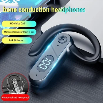 Luu Juhtivus Kõrvaklapid HD Kõne Suure Mahutavusega Bluetooth 5.2 Peakomplekt Veekindel Sport Earbuds, iPhone ja Android