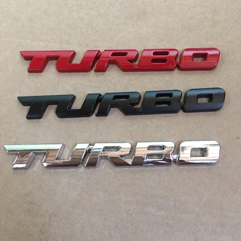 20X 3D Metall TURBO Logo Auto Disain Kleebis Taga Tagaluugi Embleemi Ford Focus 2 3 SILMUS PP Fiesta, Mondeo Tuga Ecosport Fusion