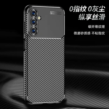 Samsung Galaxy M14 Juhul Silikoon Fundas Protector Kummist Süsinikkiust Pehme Telefoni Puhul Samsungi M14 Kate Galaxy M14