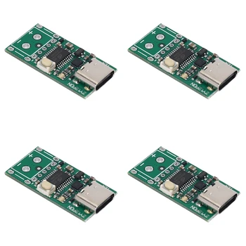 4X USB-C PD2.0/3.0 DC Converter Toide Moodul Peibutamist Fast Eest Vallandada Valimisjaoskonna Valijate Detektor Tester(ZY12PDN)