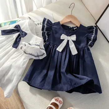 Baby Girl Kleit Uus Suvi 2023 Kaste Moes Vibu Printsess Valge Seelikud Riided Vastsündinud Lapsed Sünnipäeva Kleidid Tüdrukutele