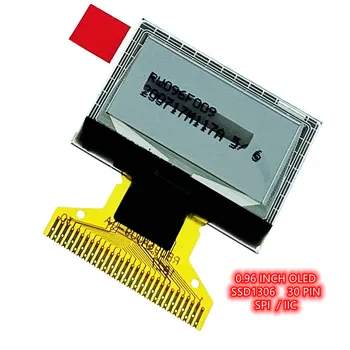 3/4 traat 0.96 tolline 30PIN OLED Ekraan SSD1306 Sõita IC 128*64 ParrallerSPI I2C UG-2864HSWEG01