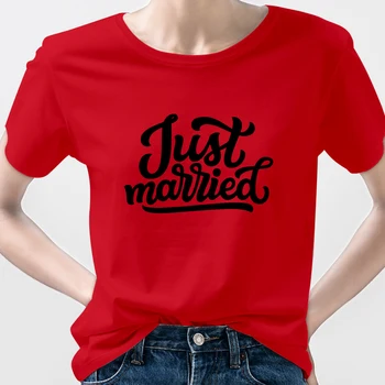 Lihtsalt Abielus Aristocats Disney Miki Hiir Naiste T-Särk 2022 Paar Pilk Ameerika Rõivad Tshirt Vabaaja Punane Top Naljakas Linna