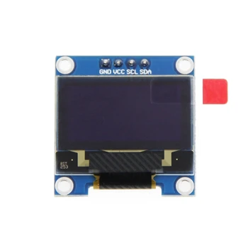 0.96 Tolline IIC I2C Serial GND 128X64 OLED LCD LED Ekraan Moodul SSD1306 jaoks Arduino Komplekt Sinine Ekraan