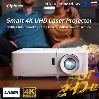 Optoma 4K Laser Projektor 3840x2160 240Hz Android, WiFi, 3D HDR Video Beamer Kino kodukino Mängude UHZ50 UHZ716