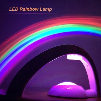 Värviline LED Night Light Projektor,Magic Romantiline Valgus,Õnnelik Vikerkaar Lamp Jõulud/Home Lastele Kingitused Ja Lovers