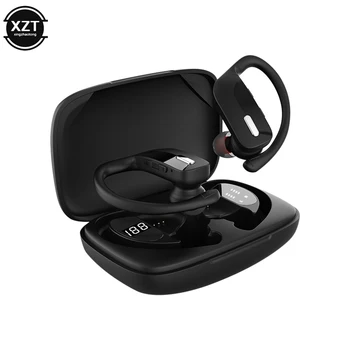 Juhtmeta Kõrvaklapid T17 TWS Kõrvaklapid Bluetooth Sport Earbuds Gaming Kõrvaklapid LED Võimsus Ekraan Muusika Kõrvaklapid Mikrofoniga