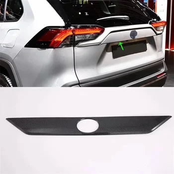 Toyota RAV4 2019 2020 ABS Chrome/Carbon Fiber Stiilis Car Styling, Tarvikud, Tagumine Pagasiruumi tagaluugi Kaane Vormimise Kate Sisekujundus 1TK