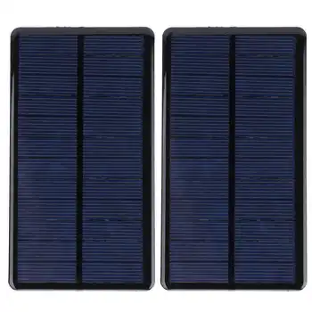 2tk Mini Solar Panel Epoksü Aku Cell Juhatuse Moodul Elektrooniline Osa, 6V 210MA päikesepaneel
