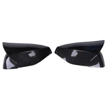 Eest Q50 Q60 Q70 QX30 2014-2021 süsinikkiust Värv Rearview Mirror Cover Mütsid Pool Ukse Peegel M Stiilis Paari