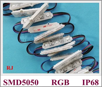 ultraheli tihend LED light moodul veekindel LED-mooduli jaoks kirjutada kirju IP68 DC12V SMD 5050 3 led-0.72 W RGB CE