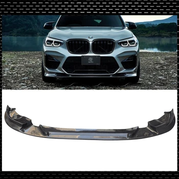 Süsinikkiust esistange Lip Spoiler BMW X3M X4M F97 F98 2019-2021 Car Styling