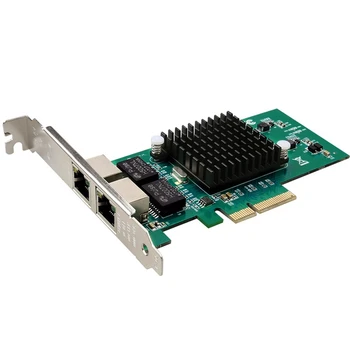 HOT-PCI-E X4 Gigabit Server Võrgu Kaart 82576 Dual-Port võrgukaart 10/100/1000Mbps Desktop Võrgu Kaart
