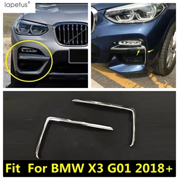 Lapetus Tarvikud BMW X3 G01 2018 - 2020 Eesmised Udutuled Lamp Silmalau Kulmu Protector Riba Vormimise Kate Kit Sisekujundus / ABS