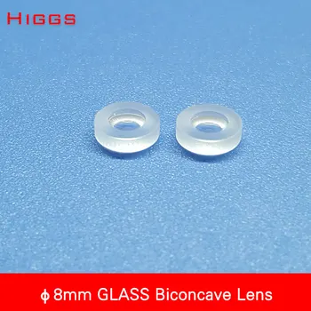 Kõrge kvaliteediga läbimõõt 8mm Biconcave Klaasist objektiiv Tala laiendamine tarvikud optiline objektiiv Kohandatav