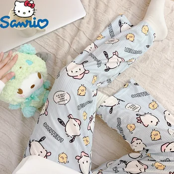 Sanrio Kawaii Pochacco Pajama Püksid Kevadel, Suvel Palus Püksid Anime Cosplay Plushie Siseruumides Väljas Kodus Magab Kanda